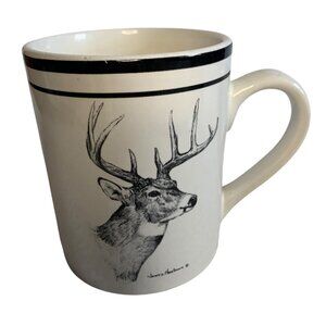 Bass Pro Shops 9 Point Buck Deer Coffee Mug James Hautman Artwork Rustic Cabin V